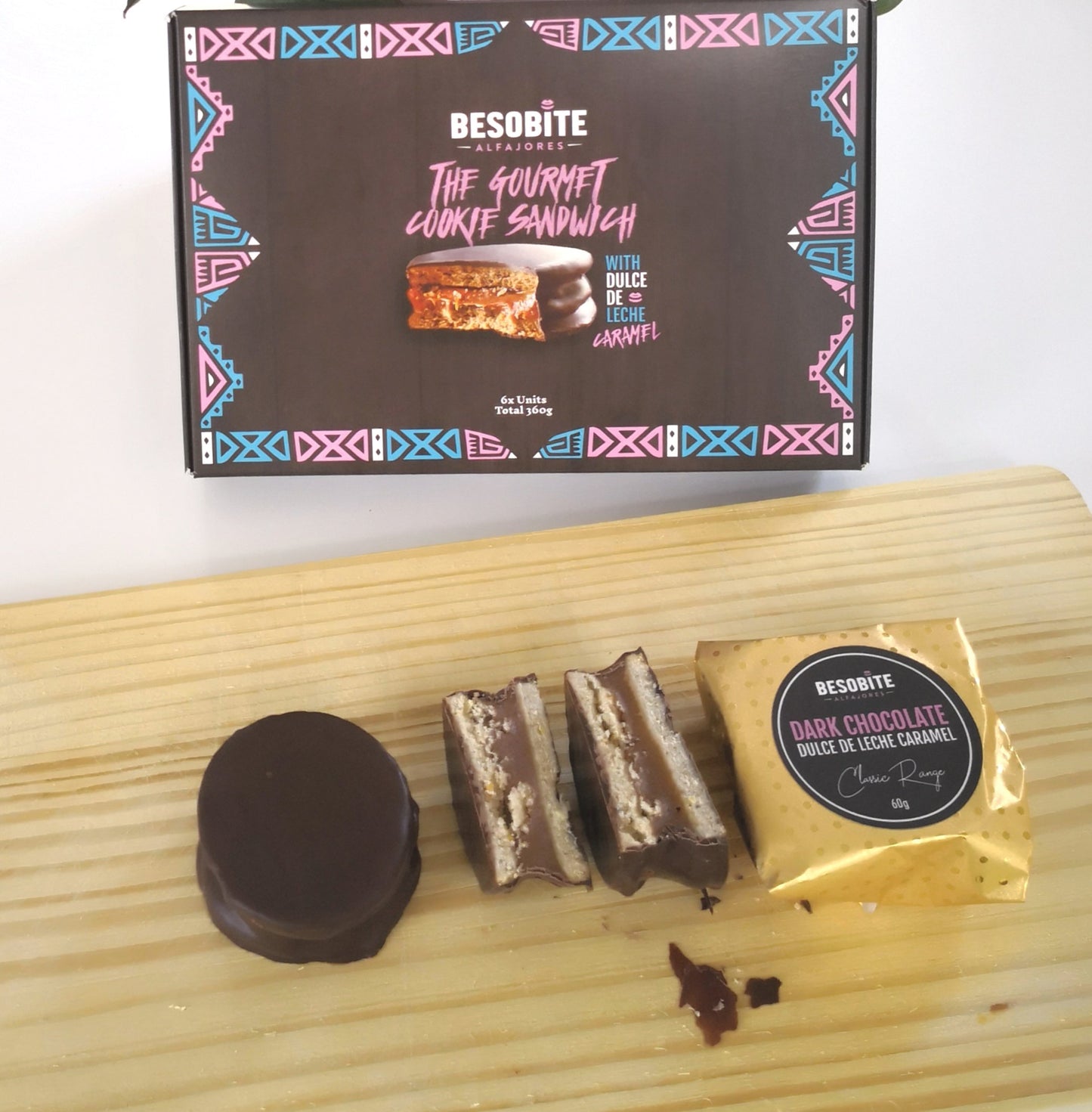 White,Milk & Dark chocolate Besobite Mixed 6pack